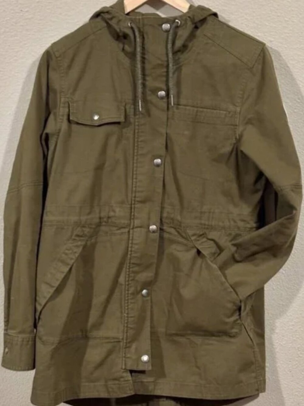 The North Face Women's Cotton Utility Jacket Size M, Olive Green - Picture 4 of 8